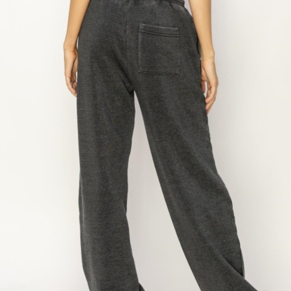 Stitched Design Drawstring Sweatpants - Picture 2 of 3